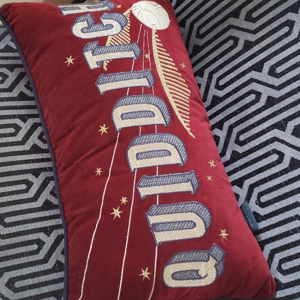 Harry Potter Quidditch Bolster Throw Pillow
